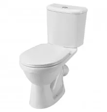 Унитаз-компакт антивсплеск с сиденьем микролифт Santek Бореаль 1.WH30.2.146