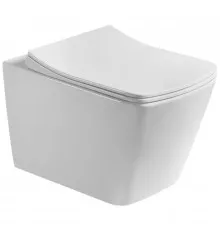 Подвесной безободковый унитаз Art&Max Techno AM9310CHR