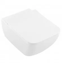 Подвесной безободковый унитаз с сиденьем микролифт Villeroy & Boch Venticello 4611RL01