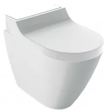 Приставной безободковый унитаз с функцией биде Geberit AquaClean Tuma Comfort 146.310.SI.1