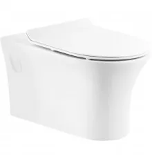 Подвесной безободковый унитаз BelBagno Ancona BB1224CHR-SM