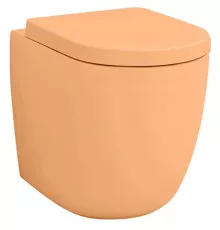 Приставной безободковый унитаз Artceram File 2.0 FLV005 13 00 arancio cammeo