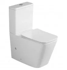Унитаз-компакт безободковый с сиденьем микролифт Bogner BR-2201