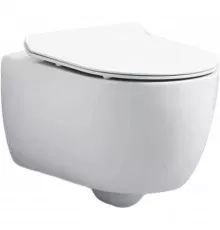 Подвесной безободковый унитаз Art&Max Bologna AM211CHR