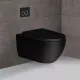 Унитаз подвесной Vincea Evo VT1-34MB безободковый, с сиденьем микролифт, черный матовый