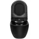 Унитаз подвесной Vincea Evo VT1-34MB безободковый, с сиденьем микролифт, черный матовый