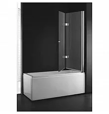 Шторка для ванны Cezares Verona 120 см текстурное стекло VERONA-W-V-21-120-P-Cr-R