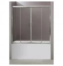 Шторка для ванны BelBagno Uno 150 см прозрачное стекло UNO-VF-2-150/145-C-Cr