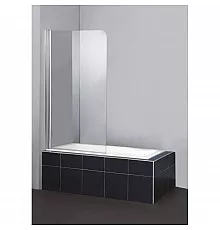 Шторка для ванны BelBagno Sela 80 см текстурное стекло SELA-V-1-80/140-Ch-Cr-L