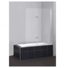 Шторка для ванны BelBagno Sela 120 см текстурное стекло SELA-V-21-120/140-Ch-Cr-R