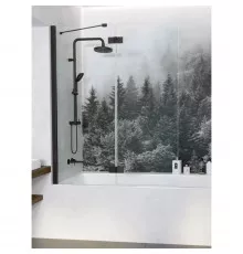Шторка для ванны Radaway Essenza New Black PND II 110 L прозрачное