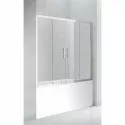 Шторка для ванны 150 см Cezares ECO-O-VF-2-150/145-C-Cr прозрачное