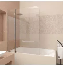 Шторка для ванны 120 см Veconi Palau PL82-120-01-19C2 прозрачное