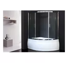 Шторка для ванны 140 см Royal Bath RB140ALP-T-CH прозрачное