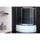 Заказать Шторка для ванны 140 см Royal Bath RB140ALP-C-CH матовое в магазине сантехники Santeh-Crystal.ru