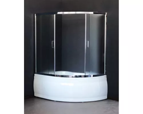 Заказать Шторка для ванны 140 см Royal Bath RB140ALP-C-CH матовое в магазине сантехники Santeh-Crystal.ru