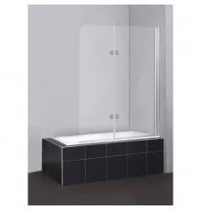 Шторка для ванны 120 см BelBagno Sela SELA-V-21-120/140-P-Cr-R текстурное стекло
