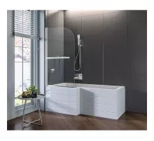 Шторка для ванны 80 см Good Door Screen H-HT-80-C-CH прозрачное