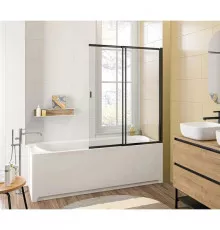 Шторка для ванны 100 см Good Door Screen SL-100-C-В прозрачное