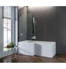 Шторка для ванны 80 см Good Door Screen BS-80-C-В прозрачное