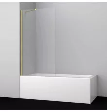 Шторка для ванны 80 см WasserKRAFT Aisch 55P01-80 Fixed прозрачное