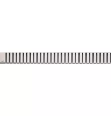 Декоративная решетка 944 мм AlcaPlast Line нержавеющая сталь LINE-950M