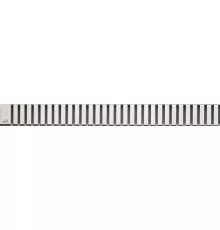 Декоративная решетка 1444 мм AlcaPlast Line глянцевый хром LINE-1450L