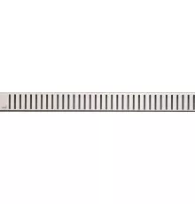 Декоративная решетка 294 мм AlcaPlast Pure нержавеющая сталь PURE-300M