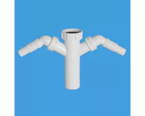 Купить Вставка с 2-мя адаптерами 1 1/2-40 McALPINE TEE4 в магазине сантехники Santeh-Crystal.ru