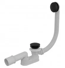 Слив-перелив для ванны ClickClack AlcaPlast A507BLACK-120