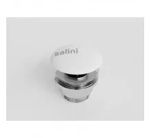 Донный клапан для раковины Salini S-Stone D 505 164301M универсальный, белый матовый