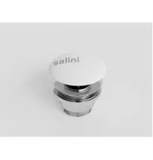 Донный клапан для раковины Salini S-Stone D 505 164301M универсальный, белый матовый
