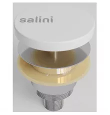 Донный клапан для ванны Salini S-Sense D 402 152201M универсальный, белый матовый
