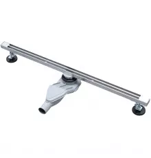 Душевой трап (лоток) AltroBagno Stella AltroBagnoStella071225Ni 80 см, с решеткой, щелевой, никель матовый