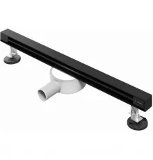 Душевой трап (лоток) AltroBagno Trave AltroBagnoTrave071217MB 60 см, с решеткой, щелевой, черный матовый