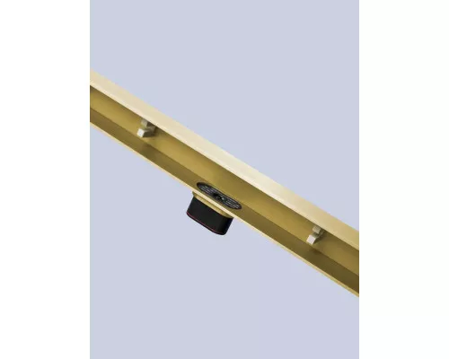 Душевой трап (лоток) AltroBagno Trave AltroBagnoTrave071218BG 60 см, с решеткой, щелевой, золотой матовый