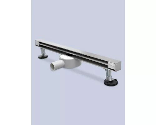 Душевой трап (лоток) AltroBagno Trave AltroBagnoTrave071219Ni 80 см, с решеткой, щелевой, никель матовый