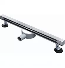 Душевой трап (лоток) AltroBagno Trave AltroBagnoTrave071219Ni 80 см, с решеткой, щелевой, никель матовый