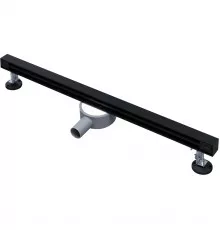 Душевой трап (лоток) AltroBagno Trave AltroBagnoTrave071220MB 80 см, с решеткой, щелевой, черный матовый