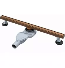 Душевой трап (лоток) AltroBagno Supremo AltroBagnoSupremo071231BC 60 см, с решеткой, 2 в 1 под плитку, медь матовая