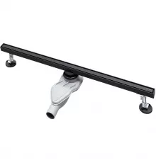 Душевой трап (лоток) AltroBagno Supremo AltroBagnoSupremo071234MB 80 см, с решеткой, 2 в 1 под плитку, черный матовый