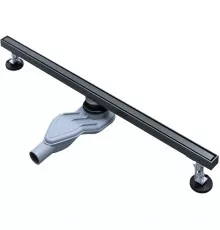 Душевой трап (лоток) AltroBagno Supremo AltroBagnoSupremo071235GM 80 см, с решеткой, 2 в 1 под плитку, оружейная сталь