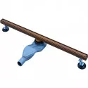 Душевой трап (лоток) AltroBagno Supremo AltroBagnoSupremo071236BC 80 см, с решеткой, 2 в 1 под плитку, медь матовая