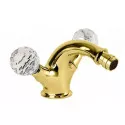 Смеситель для биде золото 24 карата, ручки Swarovski Cezares Atlantis ATLANTIS-BS1-03/24-Sw