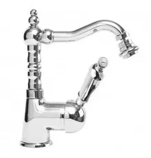 Смеситель для биде хром, ручка металл Cezares Elite ELITE-BSM2-01-M