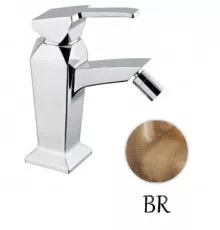 Смеситель на биде однорычажный c донным клапаном бронза Cezares Legend LEGEND-BSM2-02