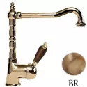 Смеситель для кухни бронза, ручка орех Cezares Elite ELITE-LLM2-02-Nc