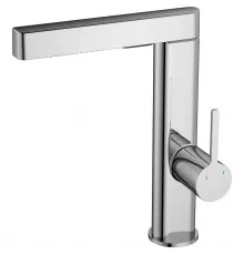 Смеситель для кухни Vincea VKF-22CH с выдвижным изливом, хром