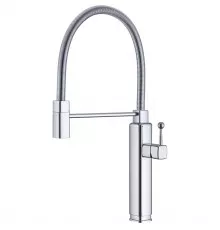 Смеситель для кухни Vincea VKF-101CH с гибким изливом, хром