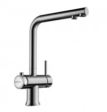 Смеситель для кухни с подключением к фильтру нержавеющая сталь/белый Omoikiri Hotaru-IN-WH